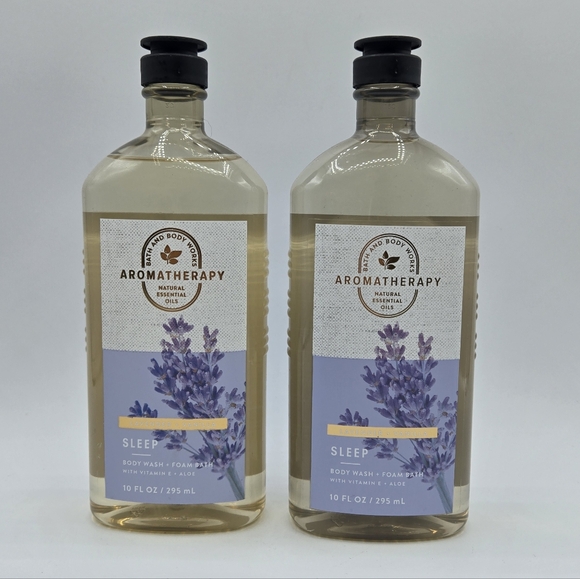 Bath and Body Works Aromatherapy Sleep Lavender Vanilla Body Wash Bundle Set - Picture 5 of 5